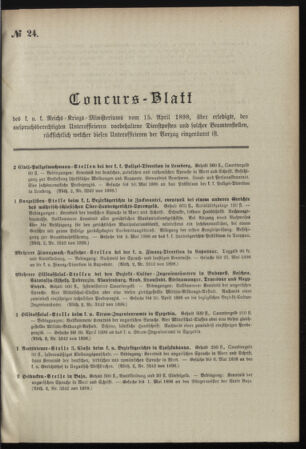 Verordnungsblatt für das Kaiserlich-Königliche Heer 18980415 Seite: 5