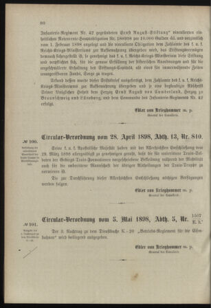 Verordnungsblatt für das Kaiserlich-Königliche Heer 18980507 Seite: 2