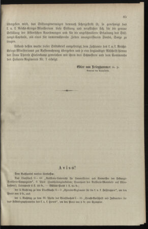 Verordnungsblatt für das Kaiserlich-Königliche Heer 18980507 Seite: 7