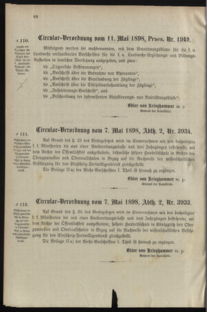 Verordnungsblatt für das Kaiserlich-Königliche Heer 18980516 Seite: 2