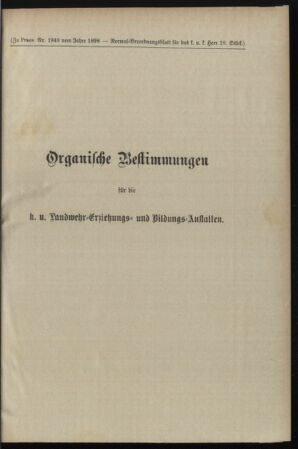 Verordnungsblatt für das Kaiserlich-Königliche Heer 18980516 Seite: 5