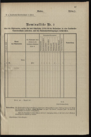 Verordnungsblatt für das Kaiserlich-Königliche Heer 18980516 Seite: 89