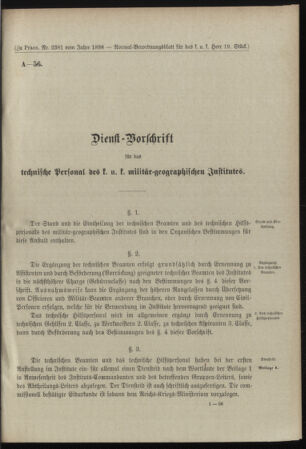 Verordnungsblatt für das Kaiserlich-Königliche Heer 18980528 Seite: 17