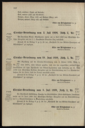 Verordnungsblatt für das Kaiserlich-Königliche Heer 18980713 Seite: 2