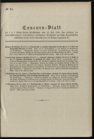 Verordnungsblatt für das Kaiserlich-Königliche Heer 18980713 Seite: 5