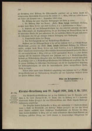 Verordnungsblatt für das Kaiserlich-Königliche Heer 18980906 Seite: 2