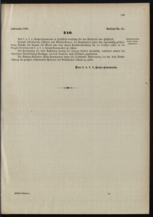 Verordnungsblatt für das Kaiserlich-Königliche Heer 18980917 Seite: 13