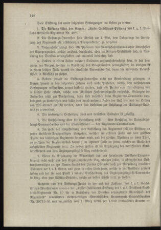 Verordnungsblatt für das Kaiserlich-Königliche Heer 18980923 Seite: 8