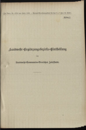 Verordnungsblatt für das Kaiserlich-Königliche Heer 18981030 Seite: 17