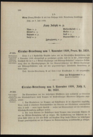 Verordnungsblatt für das Kaiserlich-Königliche Heer 18981118 Seite: 4