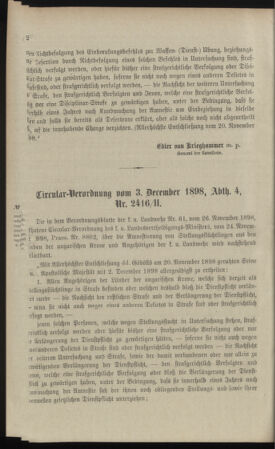 Verordnungsblatt für das Kaiserlich-Königliche Heer 18981207 Seite: 2