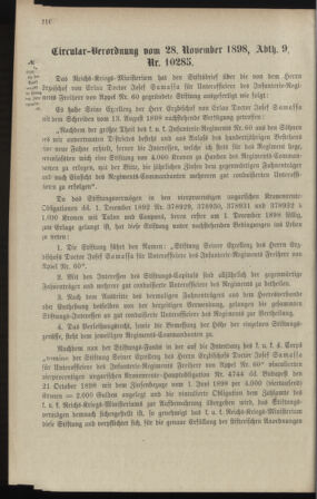 Verordnungsblatt für das Kaiserlich-Königliche Heer 18981207 Seite: 6