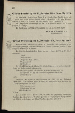 Verordnungsblatt für das Kaiserlich-Königliche Heer 18981217 Seite: 2