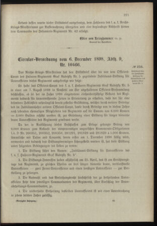 Verordnungsblatt für das Kaiserlich-Königliche Heer 18981217 Seite: 25