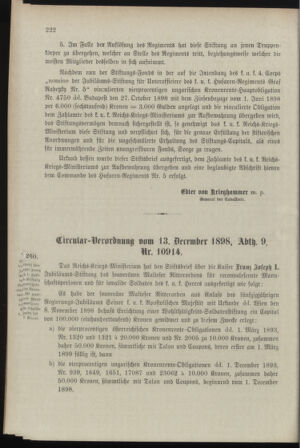 Verordnungsblatt für das Kaiserlich-Königliche Heer 18981217 Seite: 26