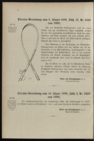 Verordnungsblatt für das Kaiserlich-Königliche Heer 18990121 Seite: 2