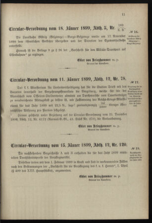 Verordnungsblatt für das Kaiserlich-Königliche Heer 18990121 Seite: 5