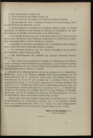 Verordnungsblatt für das Kaiserlich-Königliche Heer 18990128 Seite: 7