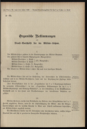 Verordnungsblatt für das Kaiserlich-Königliche Heer 18990406 Seite: 25