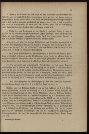 Verordnungsblatt für das Kaiserlich-Königliche Heer 18990516 Seite: 5