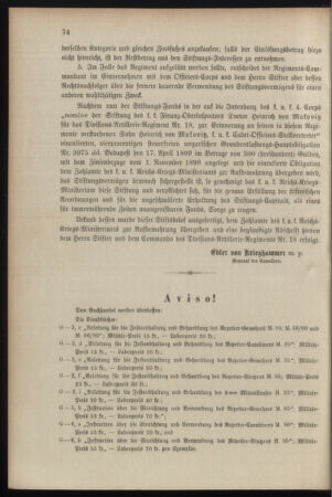 Verordnungsblatt für das Kaiserlich-Königliche Heer 18990526 Seite: 4