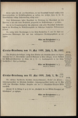 Verordnungsblatt für das Kaiserlich-Königliche Heer 18990526 Seite: 7