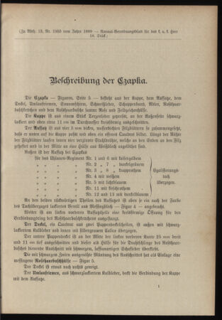 Verordnungsblatt für das Kaiserlich-Königliche Heer 18990711 Seite: 5