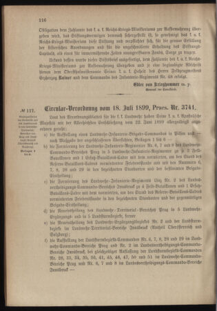 Verordnungsblatt für das Kaiserlich-Königliche Heer 18990722 Seite: 2