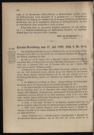 Verordnungsblatt für das Kaiserlich-Königliche Heer 18990722 Seite: 6