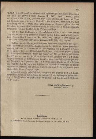 Verordnungsblatt für das Kaiserlich-Königliche Heer 18990722 Seite: 7