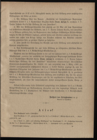 Verordnungsblatt für das Kaiserlich-Königliche Heer 18990829 Seite: 5