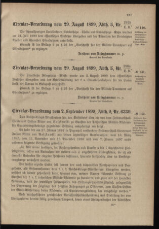 Verordnungsblatt für das Kaiserlich-Königliche Heer 18990907 Seite: 3