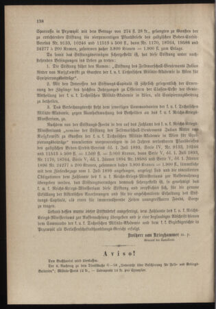 Verordnungsblatt für das Kaiserlich-Königliche Heer 18990907 Seite: 4