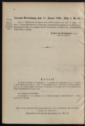 Verordnungsblatt für das Kaiserlich-Königliche Heer 19000118 Seite: 4