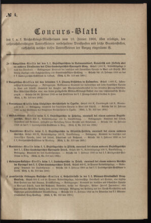 Verordnungsblatt für das Kaiserlich-Königliche Heer 19000118 Seite: 5