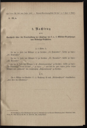 Verordnungsblatt für das Kaiserlich-Königliche Heer 19000127 Seite: 5