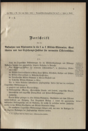 Verordnungsblatt für das Kaiserlich-Königliche Heer 19000215 Seite: 35