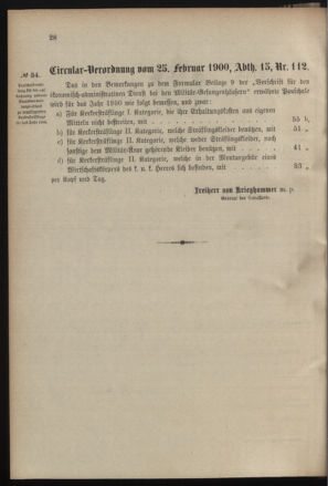 Verordnungsblatt für das Kaiserlich-Königliche Heer 19000301 Seite: 2