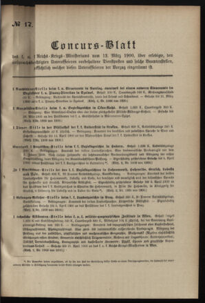 Verordnungsblatt für das Kaiserlich-Königliche Heer 19000312 Seite: 17