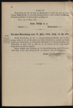 Verordnungsblatt für das Kaiserlich-Königliche Heer 19000322 Seite: 2