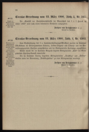 Verordnungsblatt für das Kaiserlich-Königliche Heer 19000329 Seite: 20