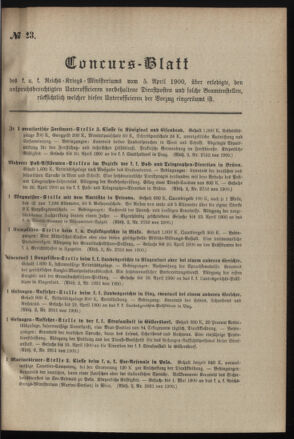 Verordnungsblatt für das Kaiserlich-Königliche Heer 19000405 Seite: 9