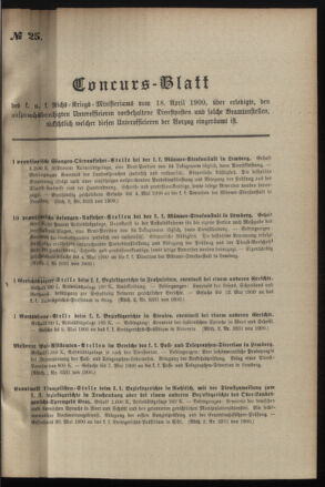 Verordnungsblatt für das Kaiserlich-Königliche Heer 19000418 Seite: 13