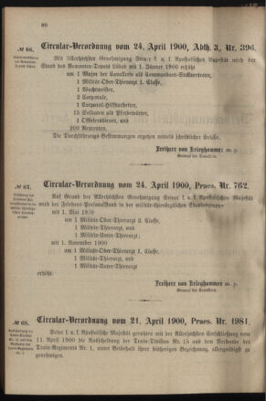 Verordnungsblatt für das Kaiserlich-Königliche Heer 19000425 Seite: 2