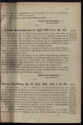 Verordnungsblatt für das Kaiserlich-Königliche Heer 19000425 Seite: 3