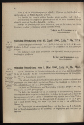 Verordnungsblatt für das Kaiserlich-Königliche Heer 19000510 Seite: 4