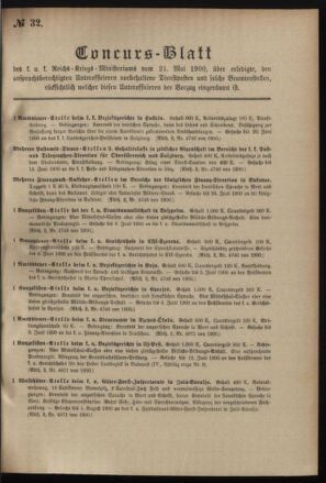 Verordnungsblatt für das Kaiserlich-Königliche Heer 19000521 Seite: 3