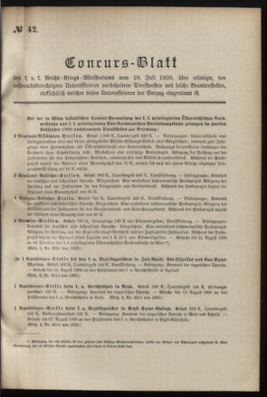 Verordnungsblatt für das Kaiserlich-Königliche Heer 19000728 Seite: 15