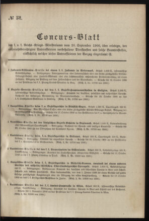 Verordnungsblatt für das Kaiserlich-Königliche Heer 19000928 Seite: 5