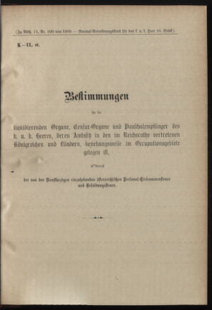 Verordnungsblatt für das Kaiserlich-Königliche Heer 19001228 Seite: 25